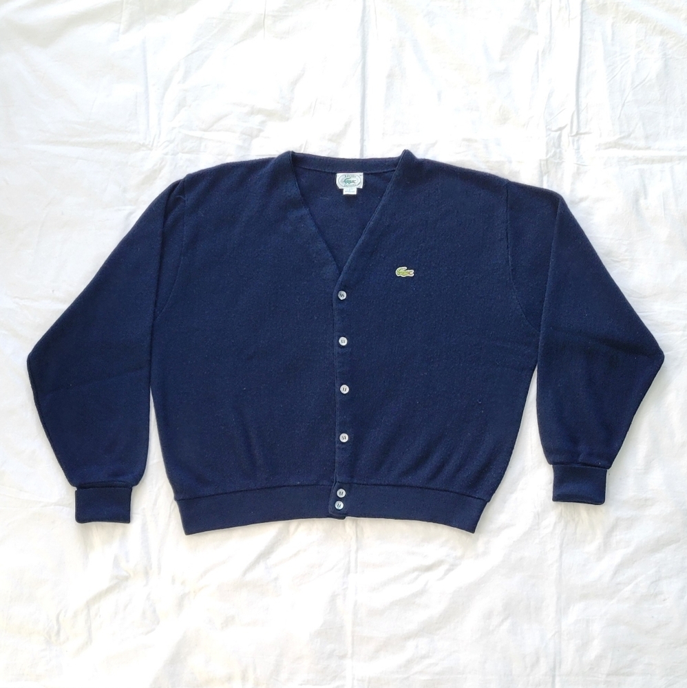 Lacoste Men's Deep Blue Cardigan